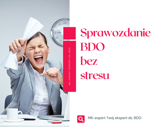 Sprawozdawczość BDO bez stresu – Powierz to profesjonalistom